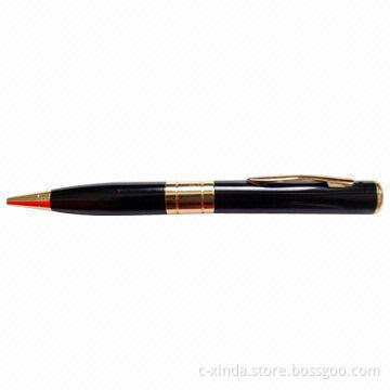 Spy Camera Pen with Smooth Ball-point Pen to Write, Can Record the Sound Around 15 Square Meters